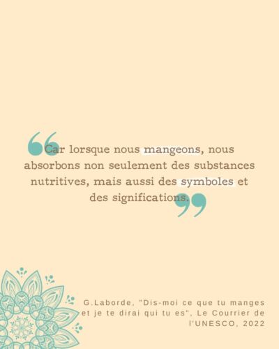 citation inspiration nourriture diversité unesco